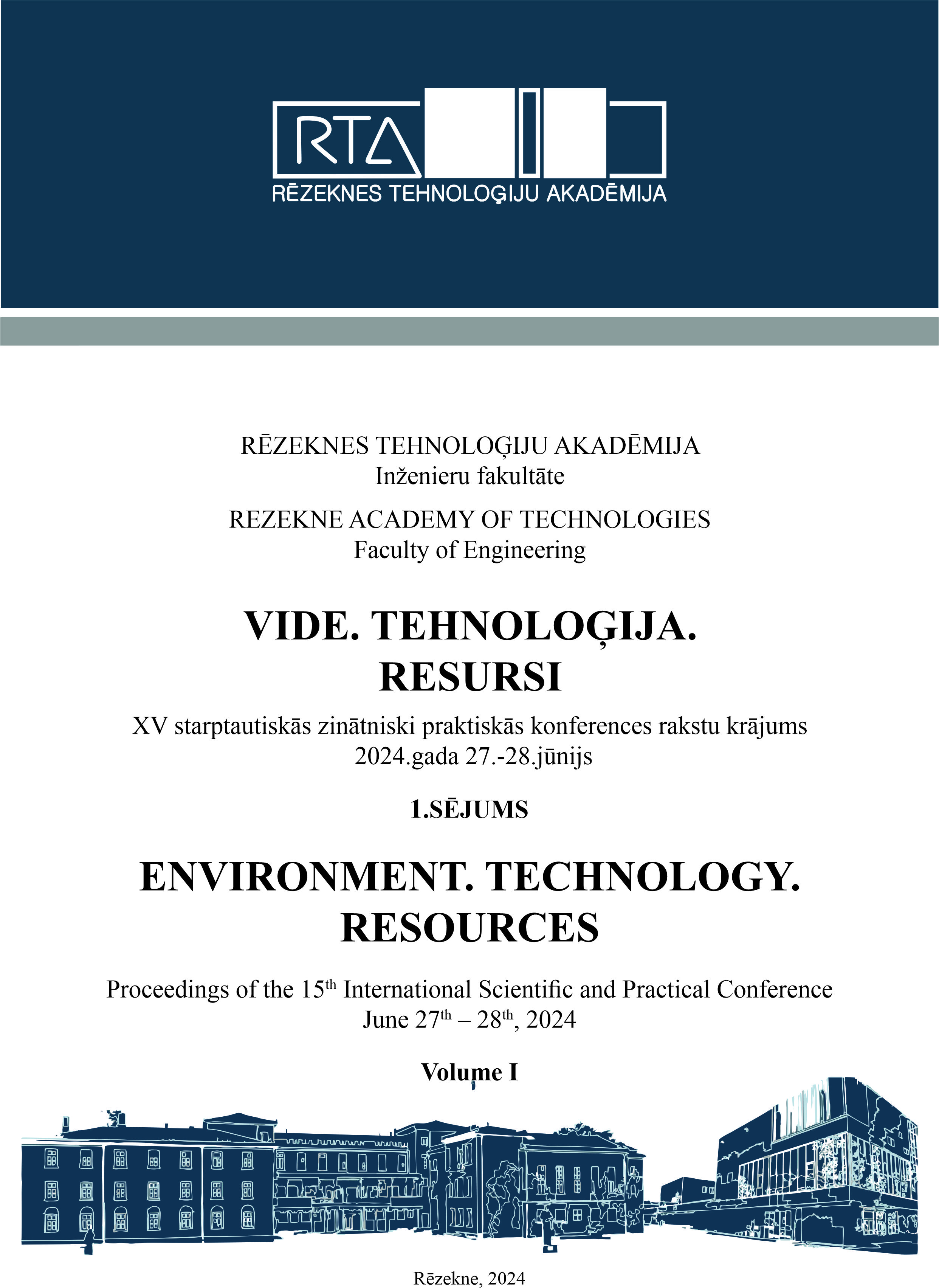 					View Vol. 1 (2024): Environment. Technology. Resources. Proceedings of the 15th International Scientific and Practical Conference. Volume 1
				